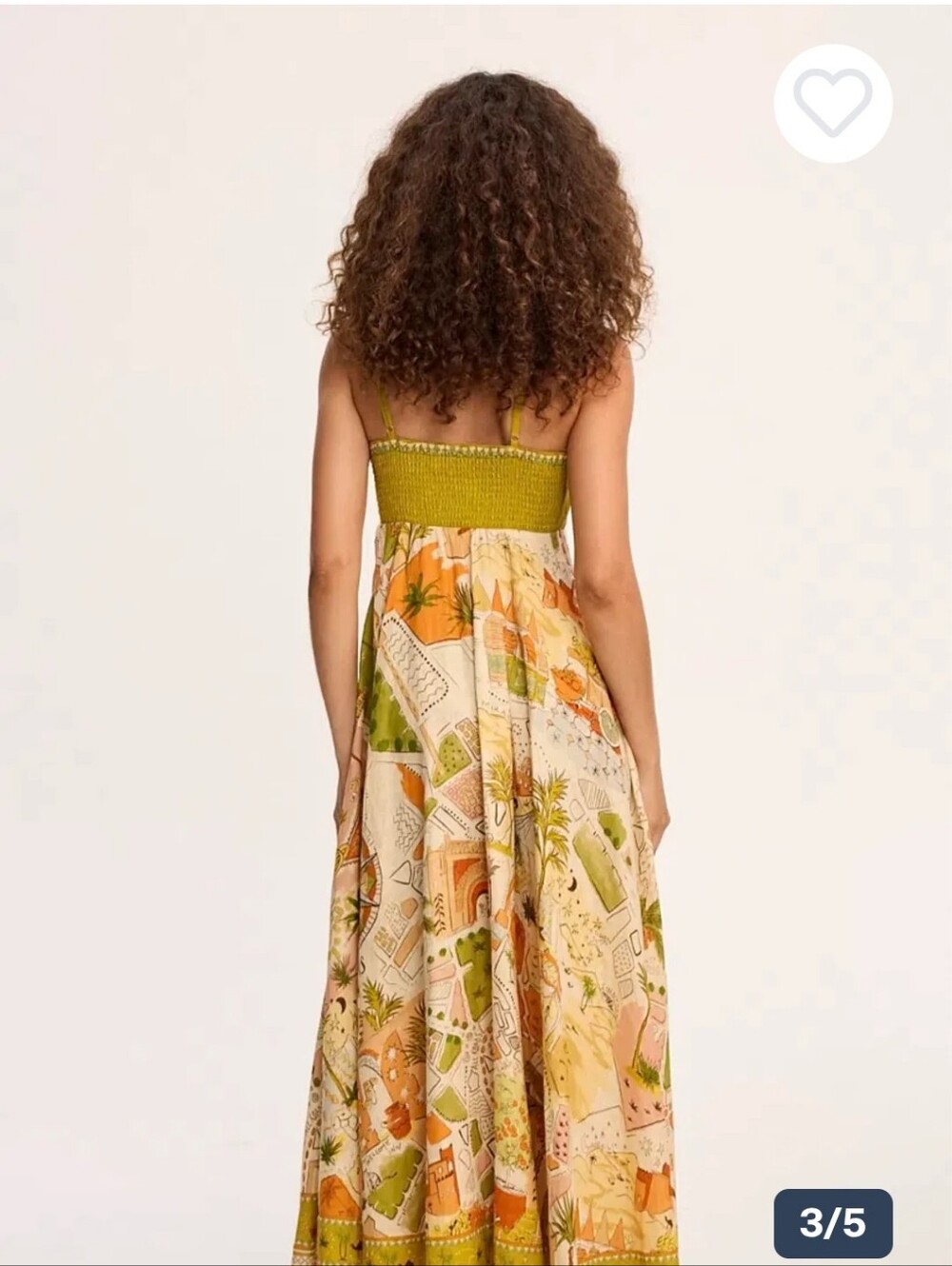 Alemais 100% Linen Bazaar Maxi Vacation Sundress Size US 6 - Picture 4 of 14